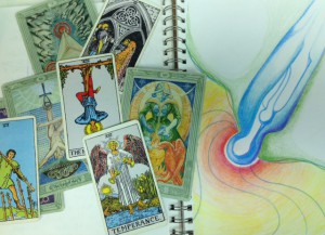 Nested mother and child Quest 2016 with Tarot Cards