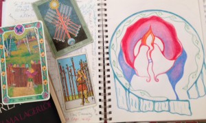 Quest 2016 Cape in the Garden with Tarot Cards