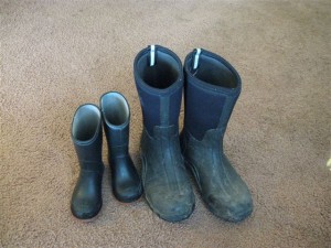Big and little boots Robyn Beattie