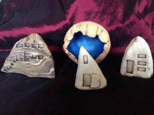 Three of Robyn Beattie's Houses and a Blue Moon